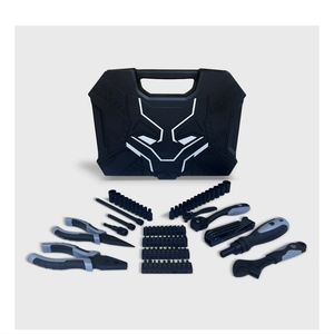 Silver Black Panther 82pc Giftable Tool Set with Socket Set and Hand Tools